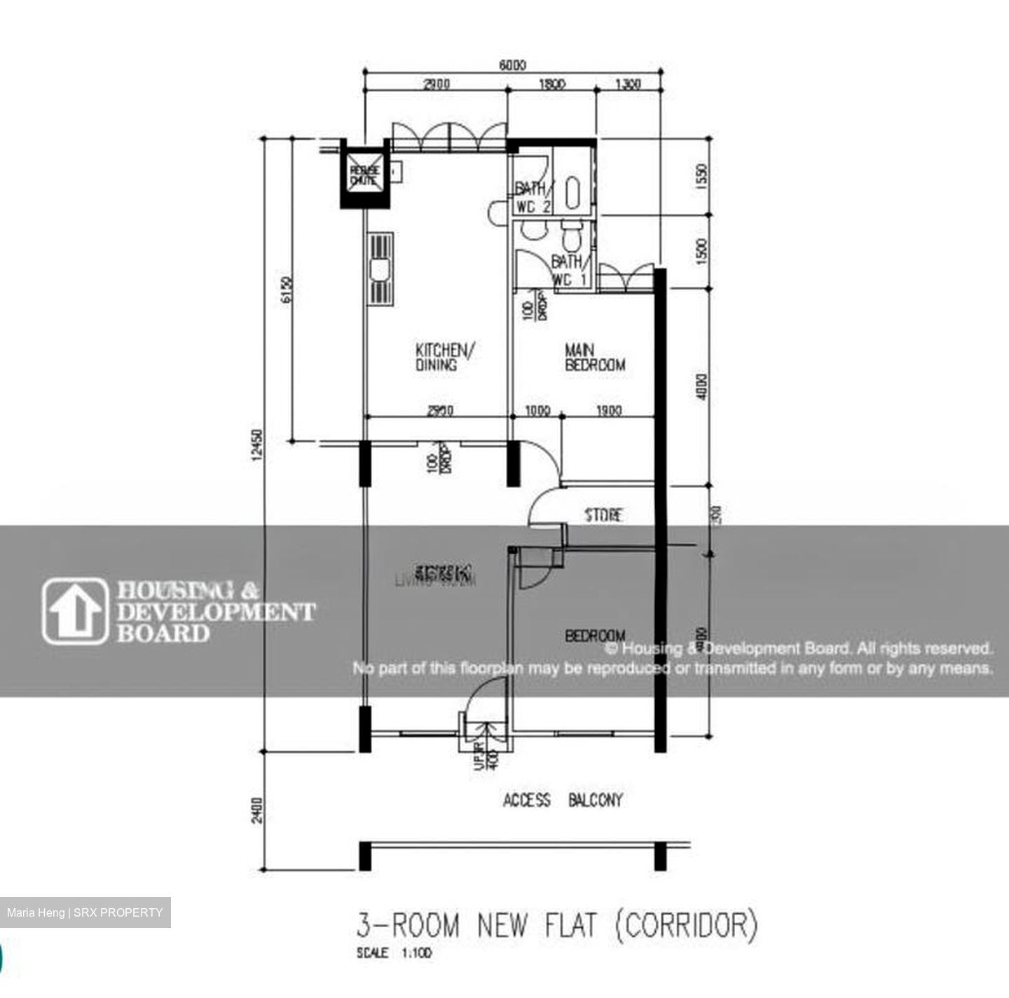 Blk 180 Ang Mo Kio Avenue 5 (Ang Mo Kio), HDB 3 Rooms #505021651